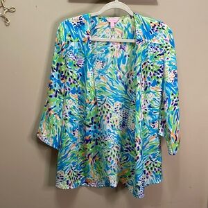 NWOT Lily Pulitzer Hampton Kimono XS